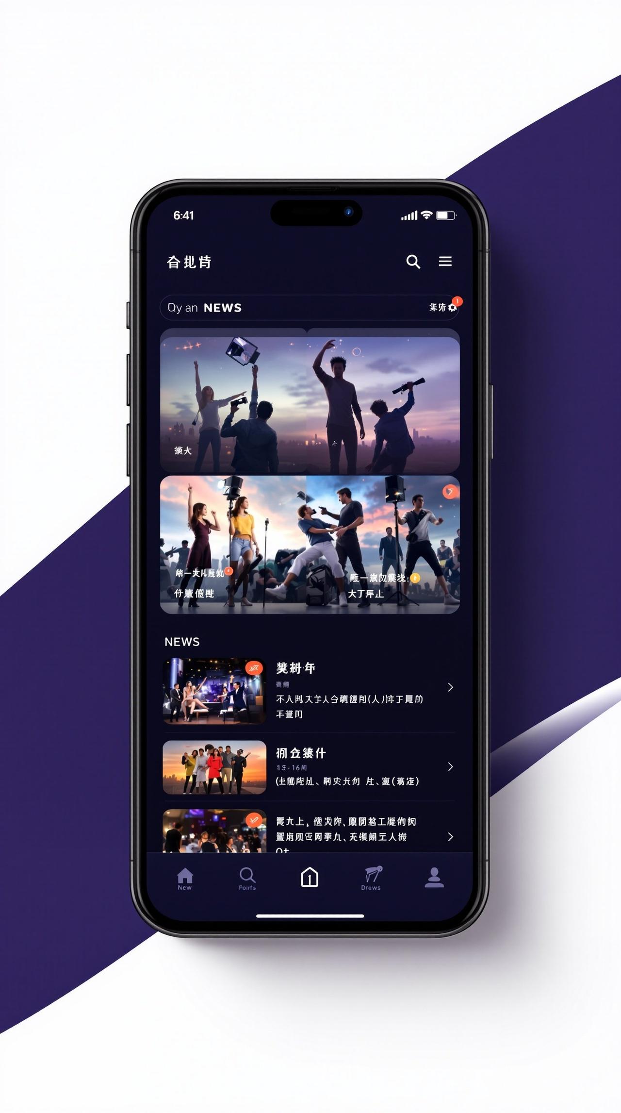 抖音吃瓜网APP界面预览